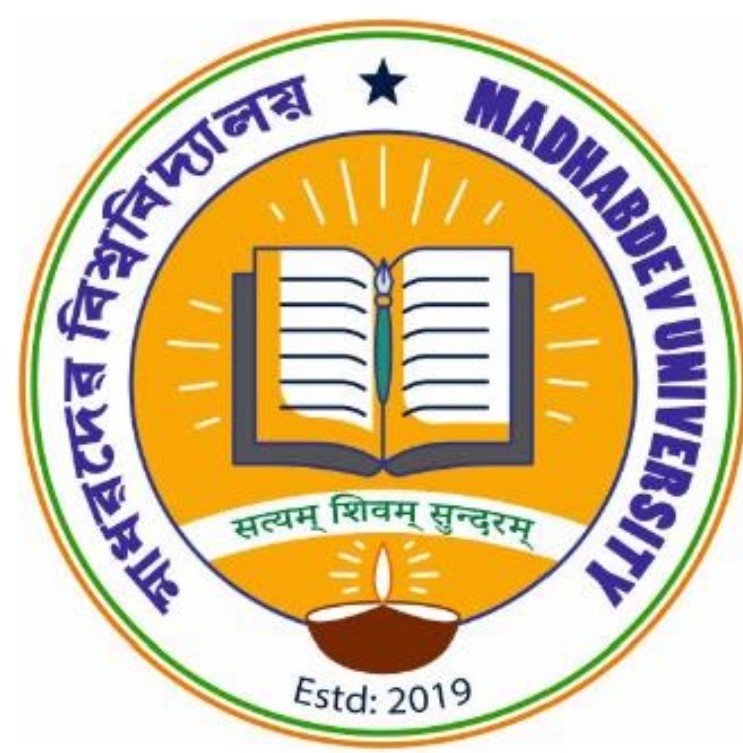Madhabdev University emblem