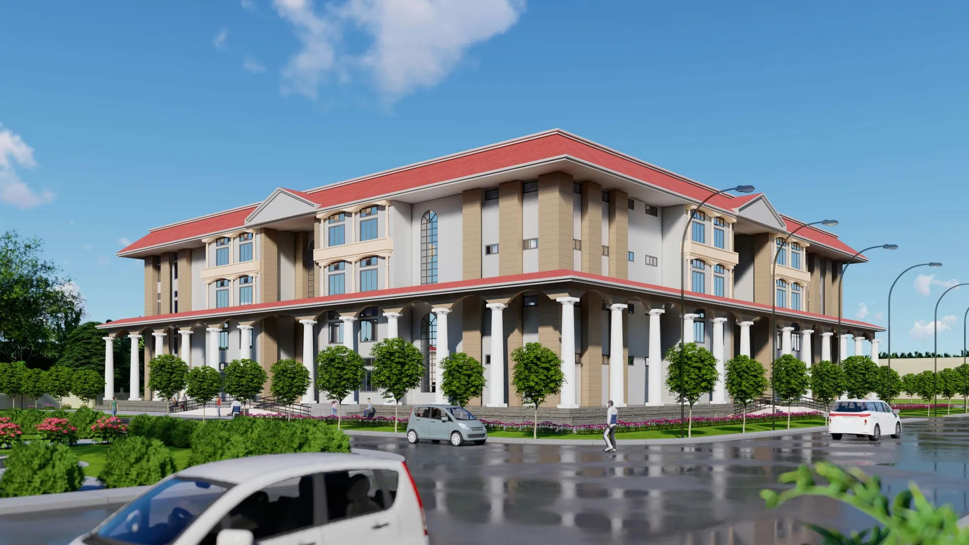 Madhabdev University campus
